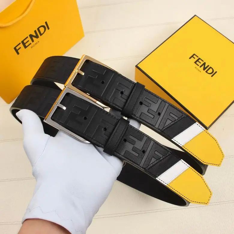 Fendi Belt 38mmX95-125cm 7D60